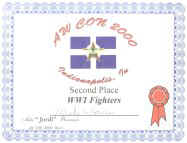 WWI Fighters Certificate